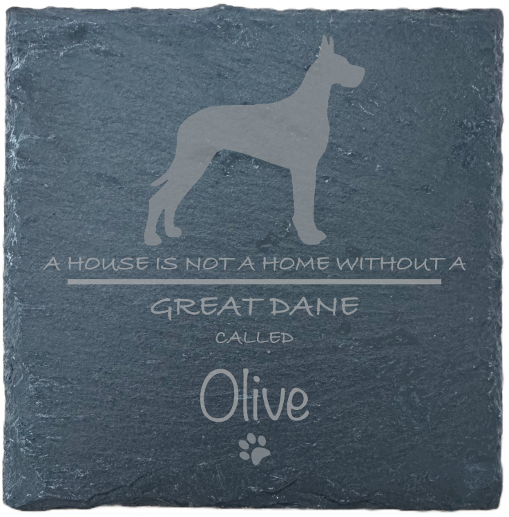 Personalised Slate Coasters - Ideal Gift for Dog Enthusiasts & Dog Lovers