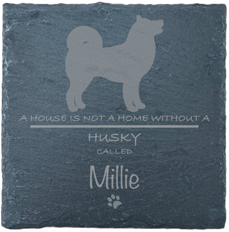 Personalised Slate Coasters - Ideal Gift for Dog Enthusiasts & Dog Lovers