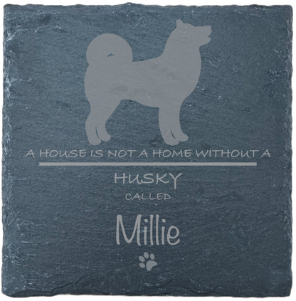 Personalised Slate Coasters - Ideal Gift for Dog Enthusiasts & Dog Lovers