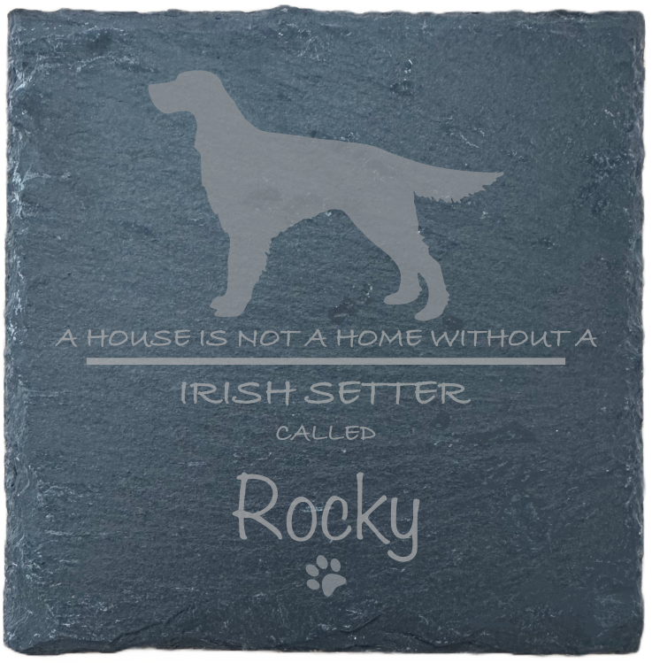 Personalised Slate Coasters - Ideal Gift for Dog Enthusiasts & Dog Lovers