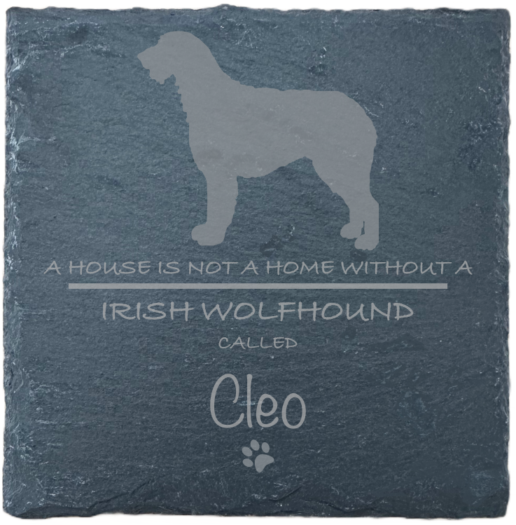 Personalised Slate Coasters - Ideal Gift for Dog Enthusiasts & Dog Lovers