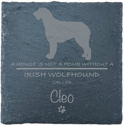 Personalised Slate Coasters - Ideal Gift for Dog Enthusiasts & Dog Lovers