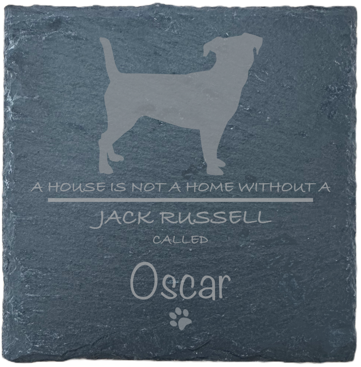 Personalised Slate Coasters - Ideal Gift for Dog Enthusiasts & Dog Lovers