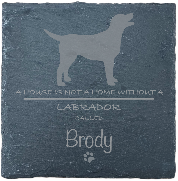 Personalised Slate Coasters - Ideal Gift for Dog Enthusiasts & Dog Lovers