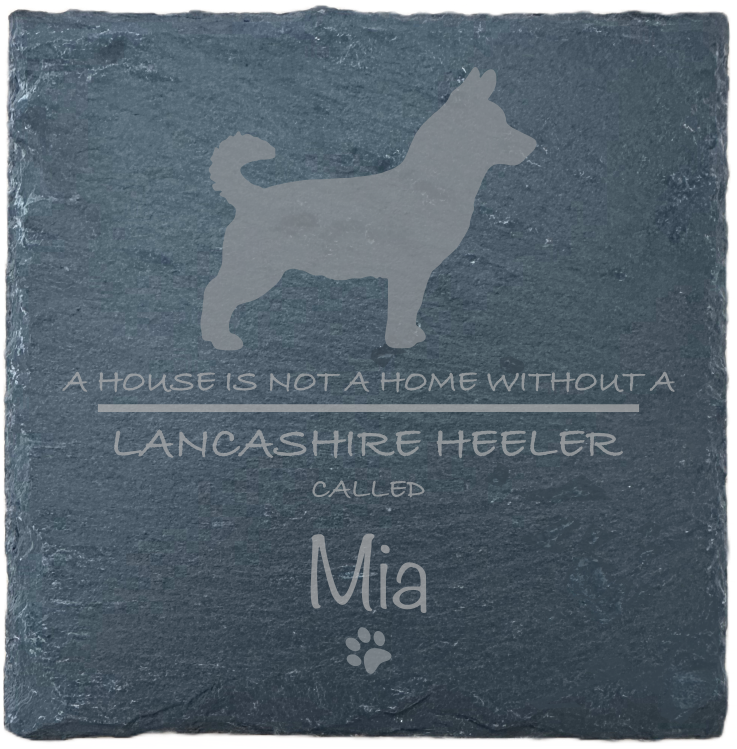 Personalised Slate Coasters - Ideal Gift for Dog Enthusiasts & Dog Lovers