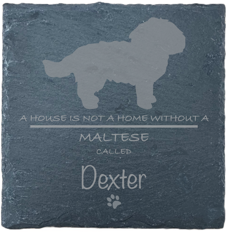 Personalised Slate Coasters - Ideal Gift for Dog Enthusiasts & Dog Lovers