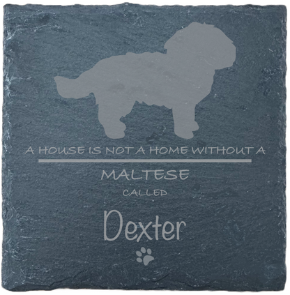 Personalised Slate Coasters - Ideal Gift for Dog Enthusiasts & Dog Lovers