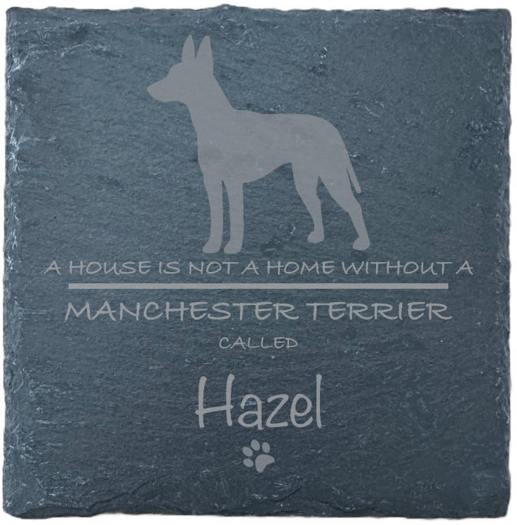 Personalised Slate Coasters - Ideal Gift for Dog Enthusiasts & Dog Lovers