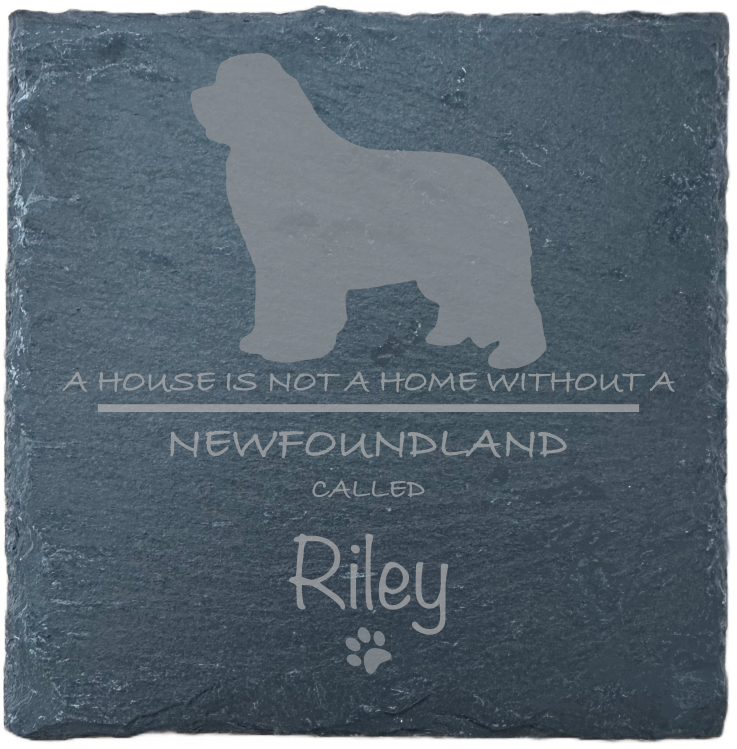 Personalised Slate Coasters - Ideal Gift for Dog Enthusiasts & Dog Lovers