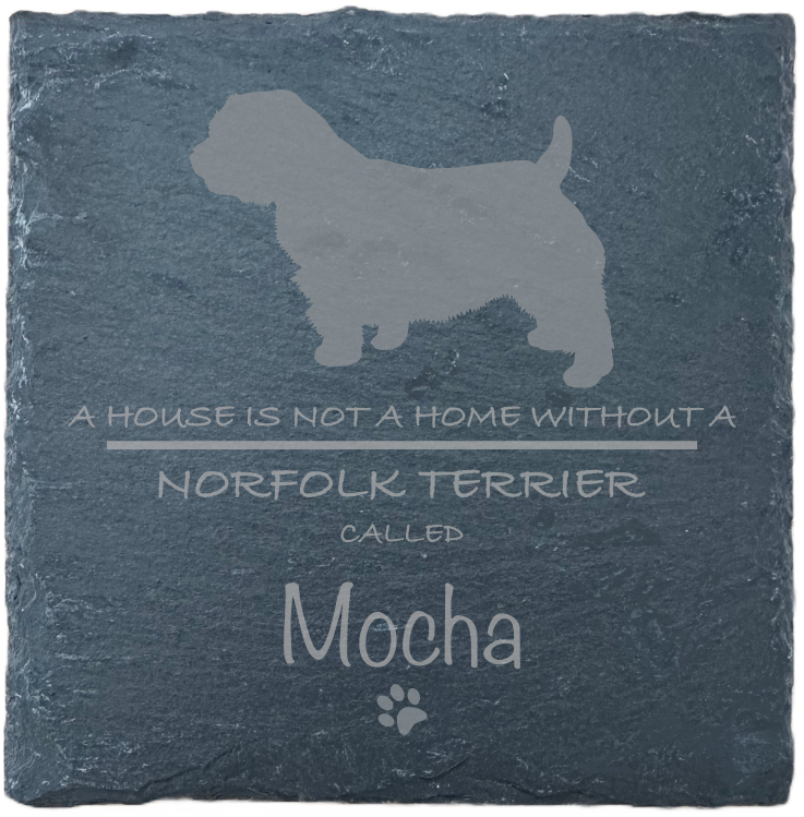 Personalised Slate Coasters - Ideal Gift for Dog Enthusiasts & Dog Lovers