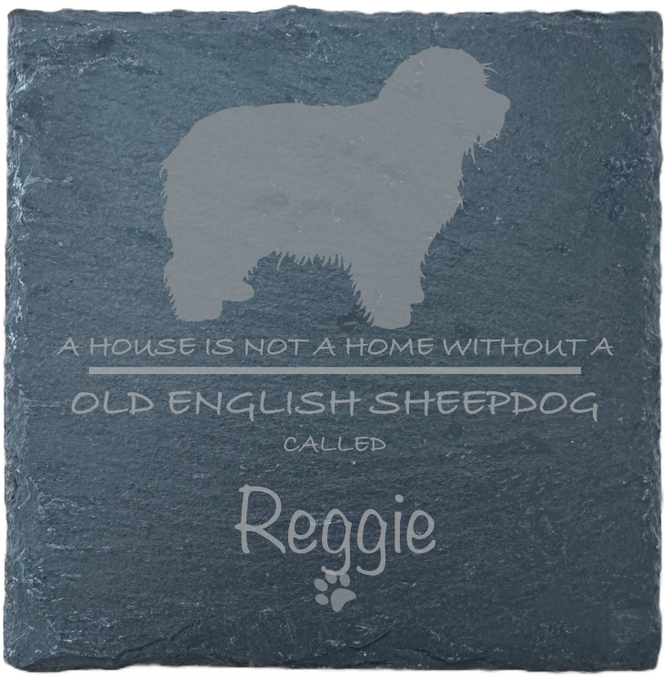 Personalised Slate Coasters - Ideal Gift for Dog Enthusiasts & Dog Lovers