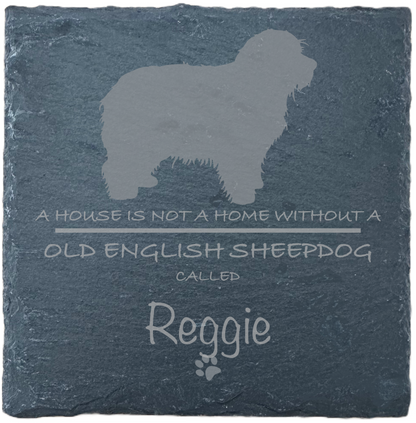 Personalised Slate Coasters - Ideal Gift for Dog Enthusiasts & Dog Lovers