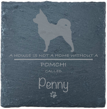 Personalised Slate Coasters - Ideal Gift for Dog Enthusiasts & Dog Lovers