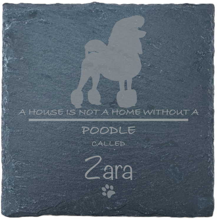 Personalised Slate Coasters - Ideal Gift for Dog Enthusiasts & Dog Lovers