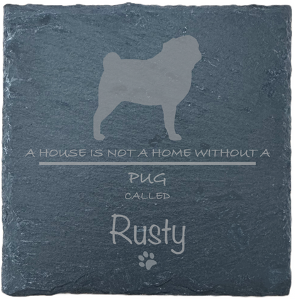 Personalised Slate Coasters - Ideal Gift for Dog Enthusiasts & Dog Lovers