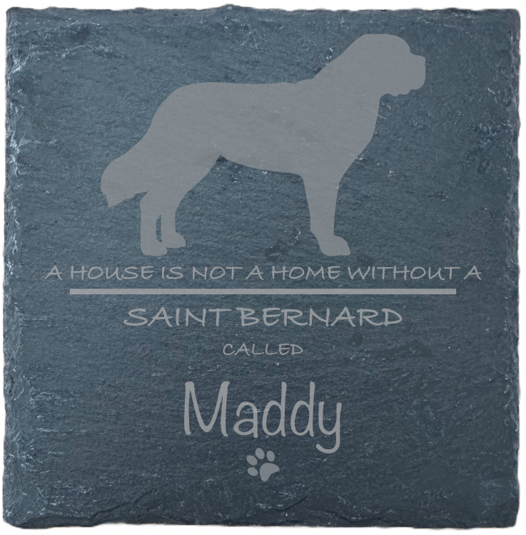 Personalised Slate Coasters - Ideal Gift for Dog Enthusiasts & Dog Lovers