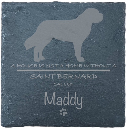 Personalised Slate Coasters - Ideal Gift for Dog Enthusiasts & Dog Lovers