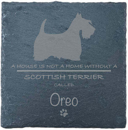 Personalised Slate Coasters - Ideal Gift for Dog Enthusiasts & Dog Lovers