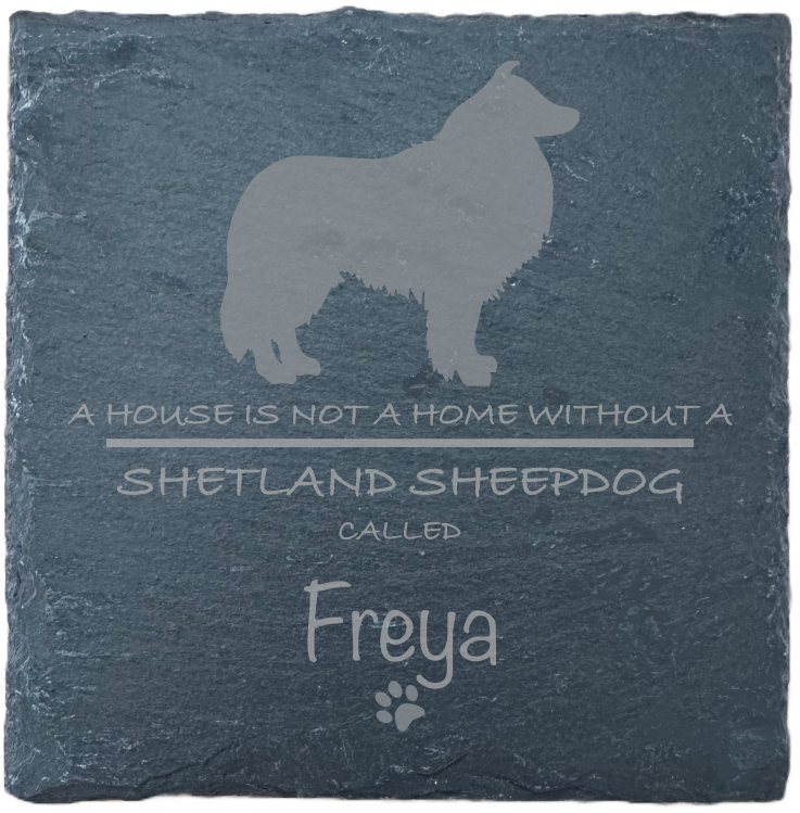 Personalised Slate Coasters - Ideal Gift for Dog Enthusiasts & Dog Lovers