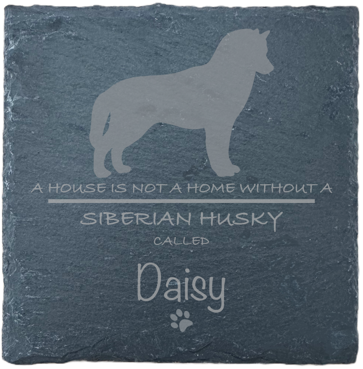 Personalised Slate Coasters - Ideal Gift for Dog Enthusiasts & Dog Lovers