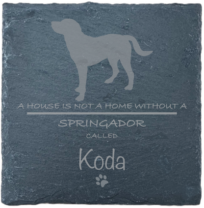 Personalised Slate Coasters - Ideal Gift for Dog Enthusiasts & Dog Lovers