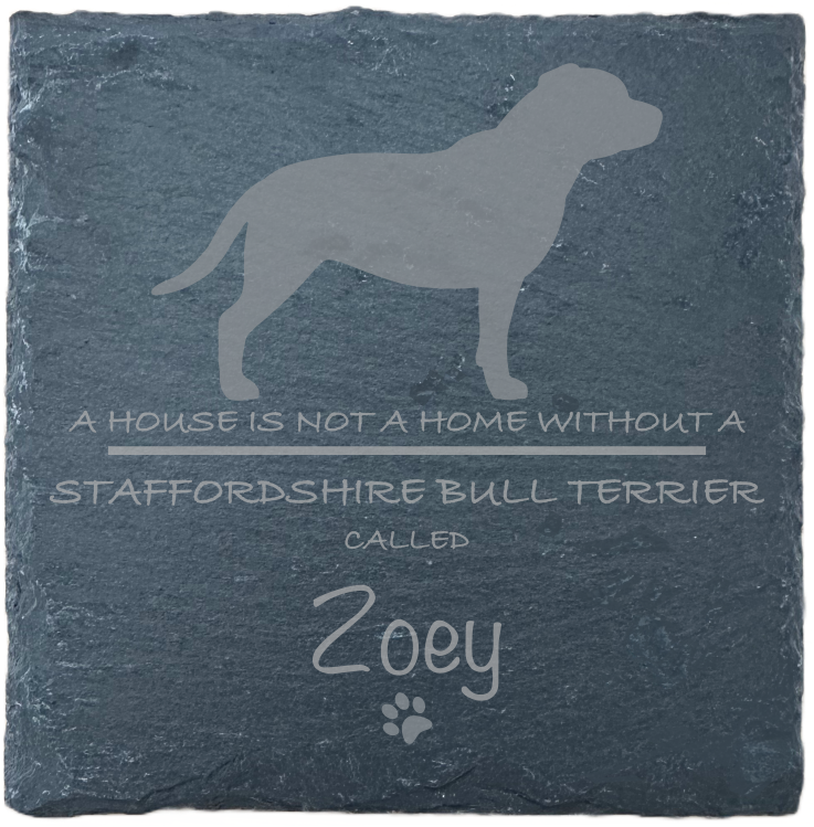 Personalised Slate Coasters - Ideal Gift for Dog Enthusiasts & Dog Lovers