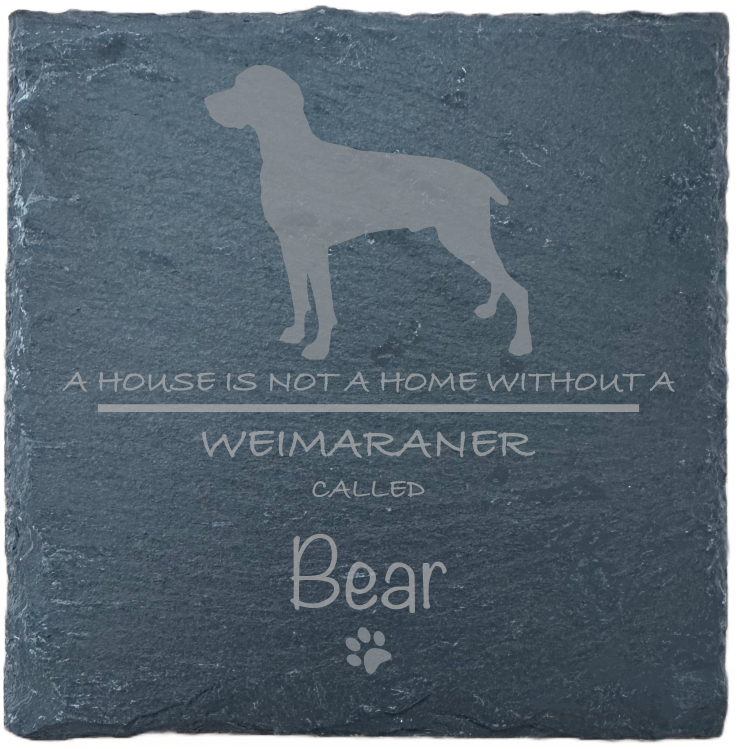 Personalised Slate Coasters - Ideal Gift for Dog Enthusiasts & Dog Lovers