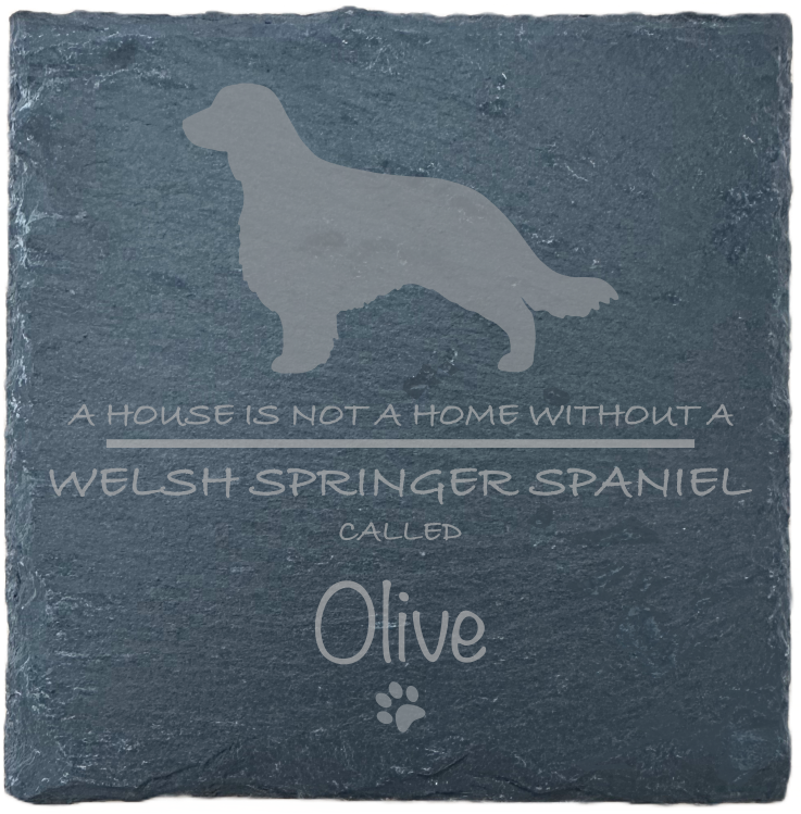 Personalised Slate Coasters - Ideal Gift for Dog Enthusiasts & Dog Lovers