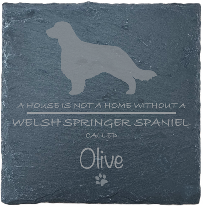 Personalised Slate Coasters - Ideal Gift for Dog Enthusiasts & Dog Lovers