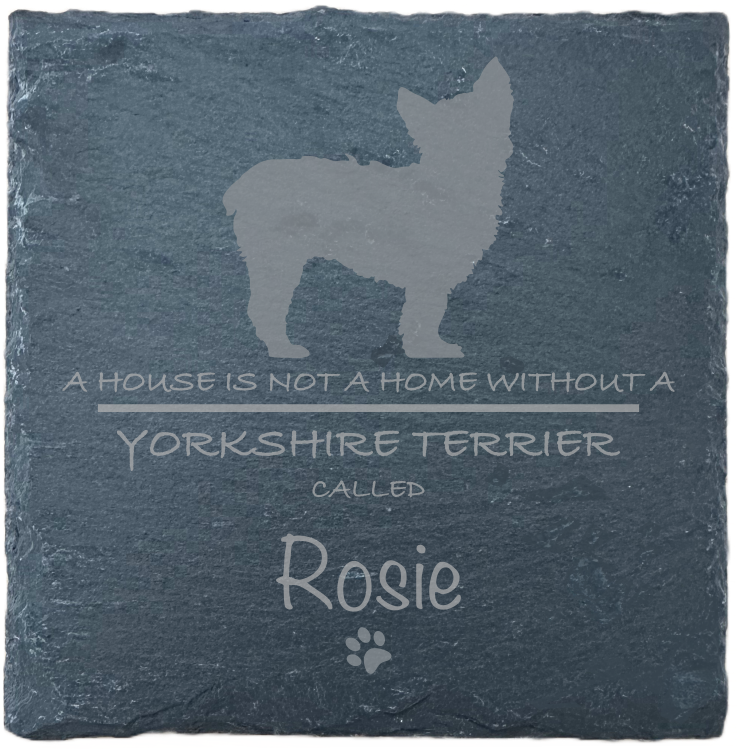 Personalised Slate Coasters - Ideal Gift for Dog Enthusiasts & Dog Lovers