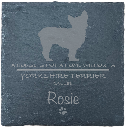 Personalised Slate Coasters - Ideal Gift for Dog Enthusiasts & Dog Lovers